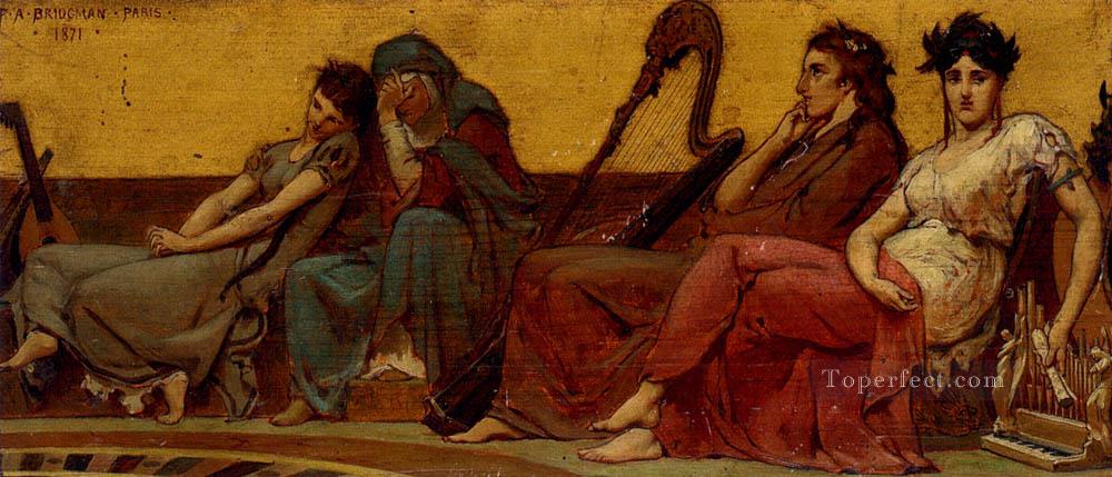 Design For The Decoration Of An Aeolian Harp Frederick Arthur Bridgman Oil Paintings